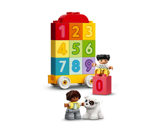 LEGO DUPLO 10954 Pociąg z cyferkami – nauka liczenia - 1019948 - zdjęcie 5
